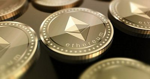Ethereum cryptocurrency sticker