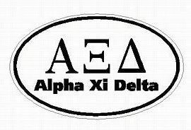 Alpha Xi Delta S03 OVAL W