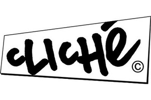 Cliche Logo skateboard sticker