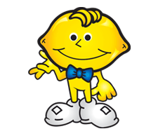 LEMON HEADS CANDY LOGO STICKER 3