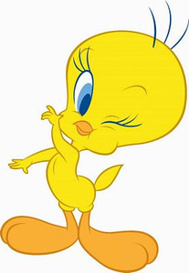Tweety Bird Wink Decal Stivcker