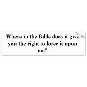 atheist rights bumper sticker