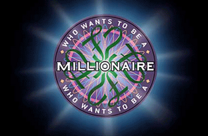 Who Wants to be a Millionaire game show Logo sticker