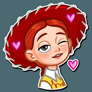 toy story woody funnt sticker 2