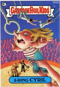 3 Ring CYRIL Funny Sticker Name Decal