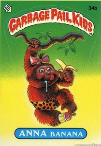 ANNA Banana Funny Sticker Name Decal