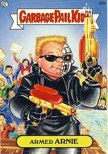 Armed ARNIE Funny Sticker Name Decal