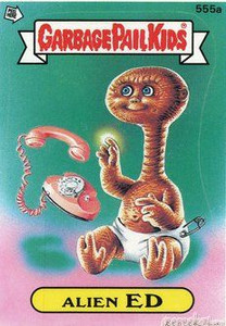 Alien ED Funny Sticker Name Decal