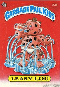 Leaky LOU Funny Decal Name Sticker