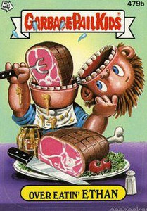 Over Eatin ETHAN Funny Decal Name Sticker