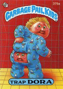 Trap DORA Funny Decal Name Sticker