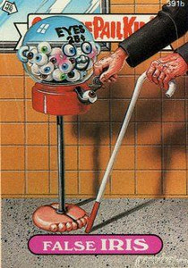 False IRIS Funny Sticker Name Decal