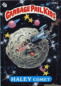 HALEY Comet Funny Sticker Name Decal