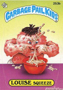 LOUISE Squeeze Funny Decal Name Sticker