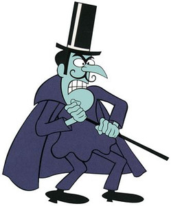 Dudley Do Right Decal Snidely Whiplash
