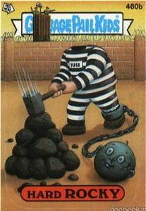 Hard ROCKY Funny Sticker Name Decal