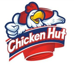 chicken hut fast food logo sticker