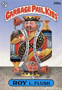 ROY L Flush Funny Decal Name Sticker