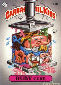 RUBY Cube Funny Decal Name Sticker