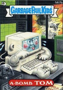 A Bomb TOM Funny Sticker Name Decal