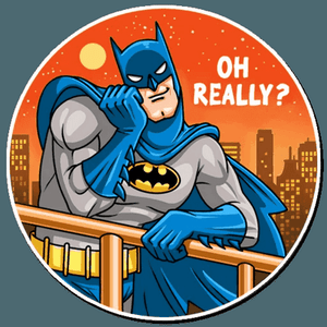 batman comic book sticker 16