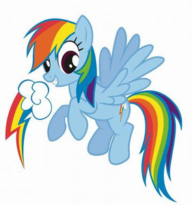 my little pony blue sticker 2