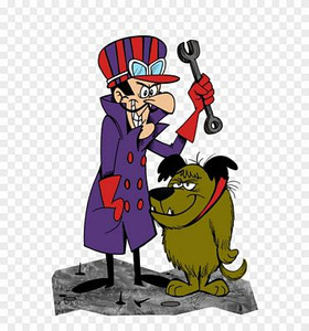 wacky races muttley dick dastardly sticker 3