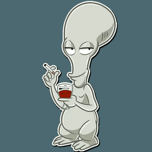 American Dad Roger Smith Sticker 7