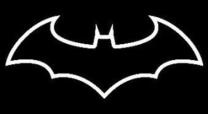 batman outline decal