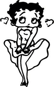 Betty Boop Decals 9