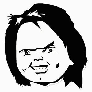 CHUCKY DECAL 3