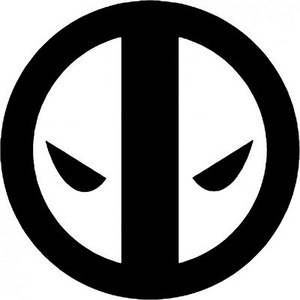 Deadpool Logo Diecut Decal