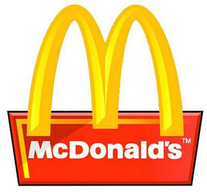 McDonalds Logo FAST FOOD STICKER 2