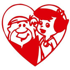 Flintstone Stickers Barney & Betty Rubble