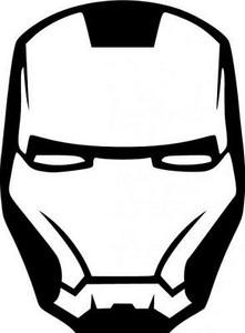 IronMan Helmet Decal Sticker
