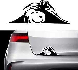 Snoopy peeking out DECAL