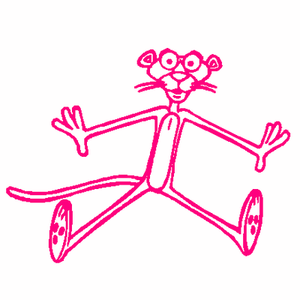 Pink Panther decal 514
