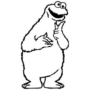 Cookie Monster Decal