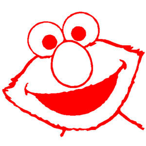 Elmo Head car decal 931