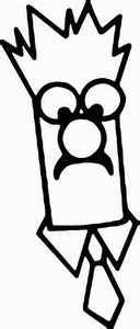 Muppet Sticker Beaker