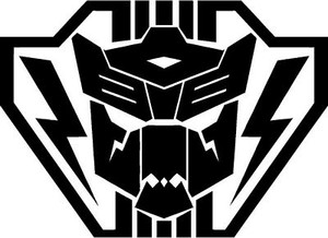 Autobot dinobot transformers die cut decal