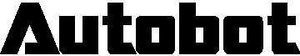 Autobot name die cut decal