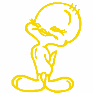 Tweety Smile decal 543