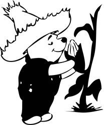 Diecut Pooh Stickers 2921