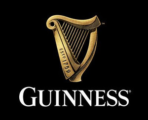 Guinness logo rectangle sticker