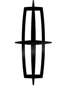 Lincoln motors symbol die cut decal