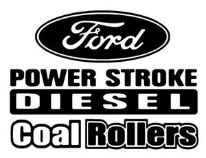 Power Stroke Coal Rollers 3 Vinyl Car Decal