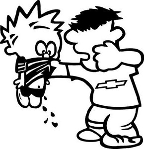 No Peeon Chevy Decal Sticker