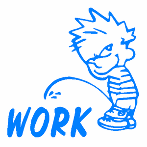 Peeon Work decal 086a
