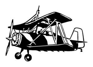 Aircraft Clipart Diecut Decal 23